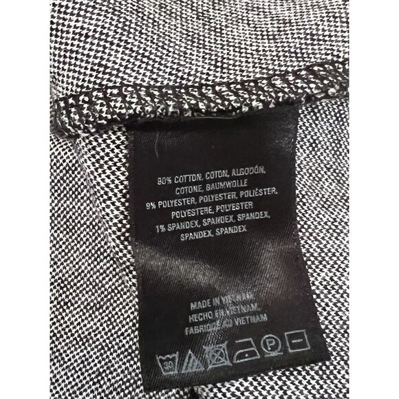 Anthropolgie Maeve Black White Check Gingham Sleeveless Collared Knit Dress 2 - Picture 4 of 4